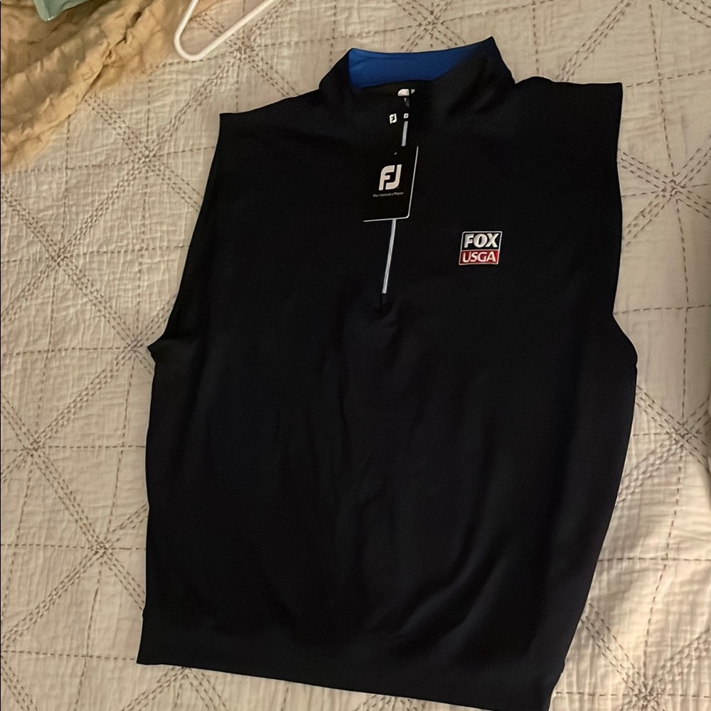 FootJoy Performance Half Zip Up Veat FOX USGA logo